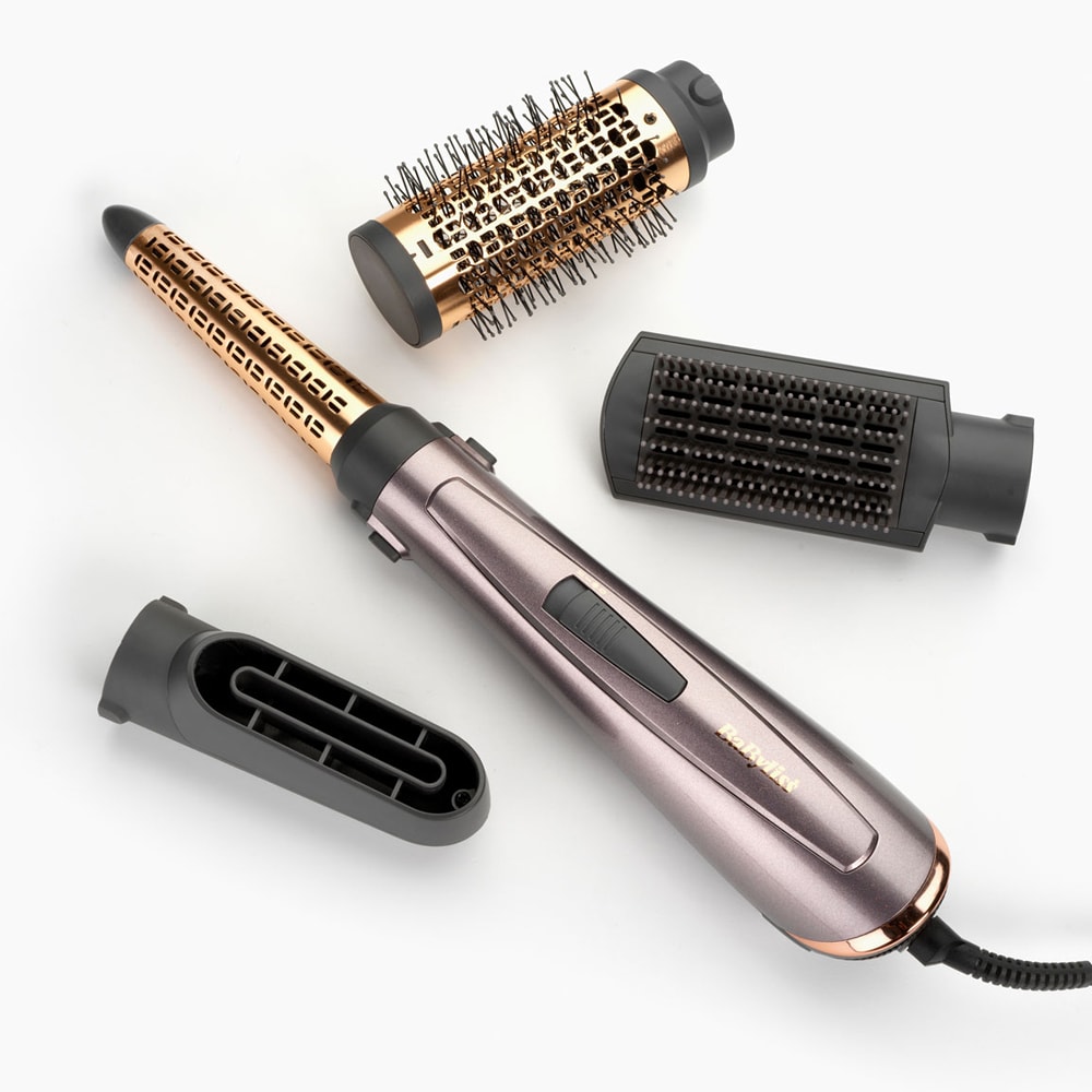 BaByliss Air Style 1000 med forskelligt stylingtilbehør