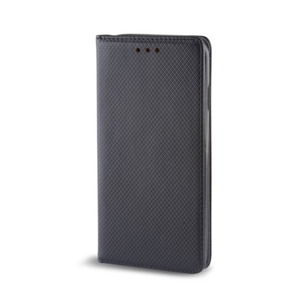 Svart Flip-etui med stativ til Samsung Galaxy S25 Plus