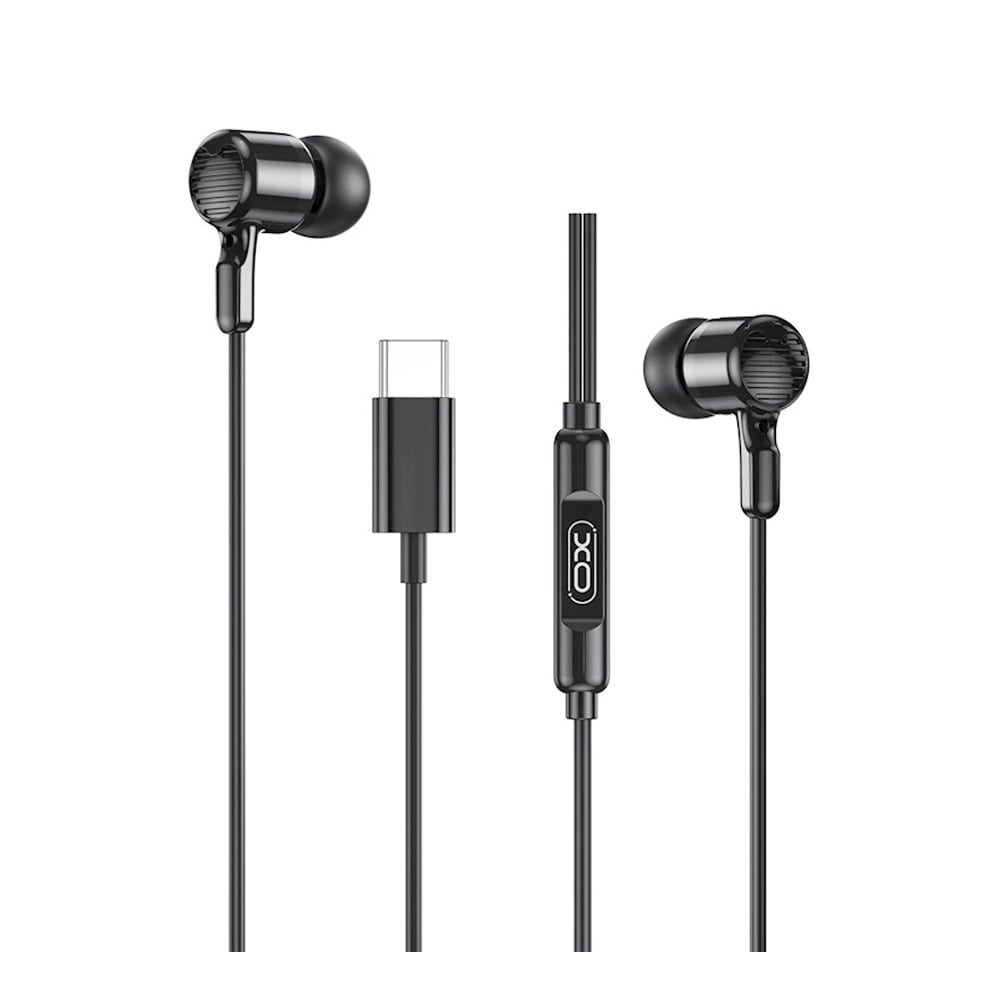 XO EP81 In-Ear Headset med USB-C - Svart