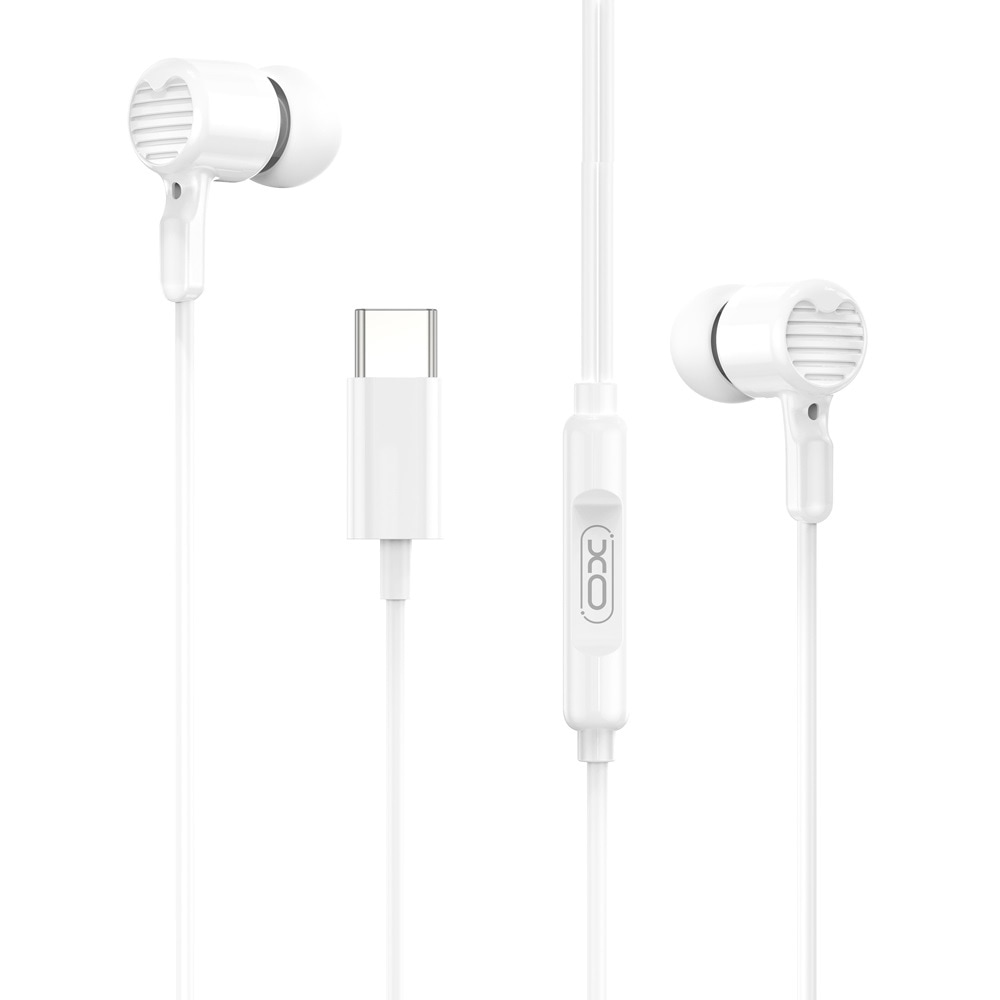 XO EP81 In-Ear Headset med USB-C - Hvid