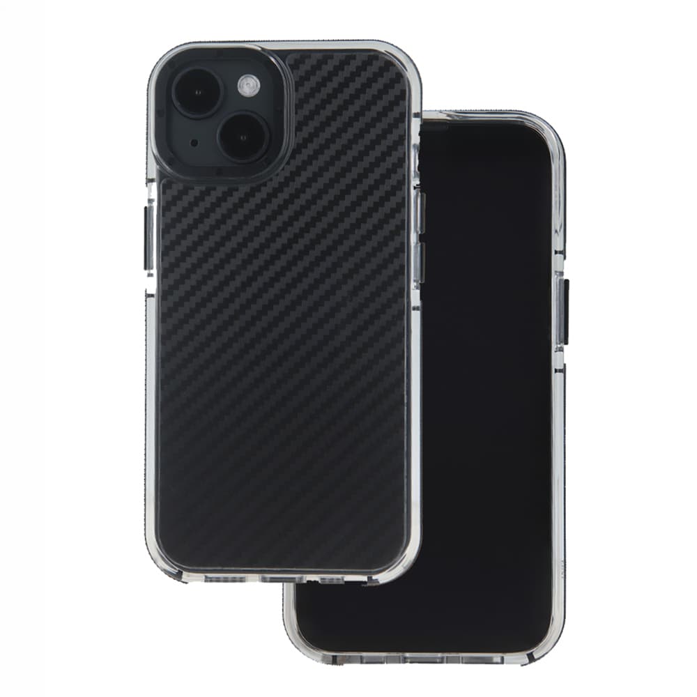 Bagcover til Samsung Galaxy S25 Plus - kulfiber/Svart