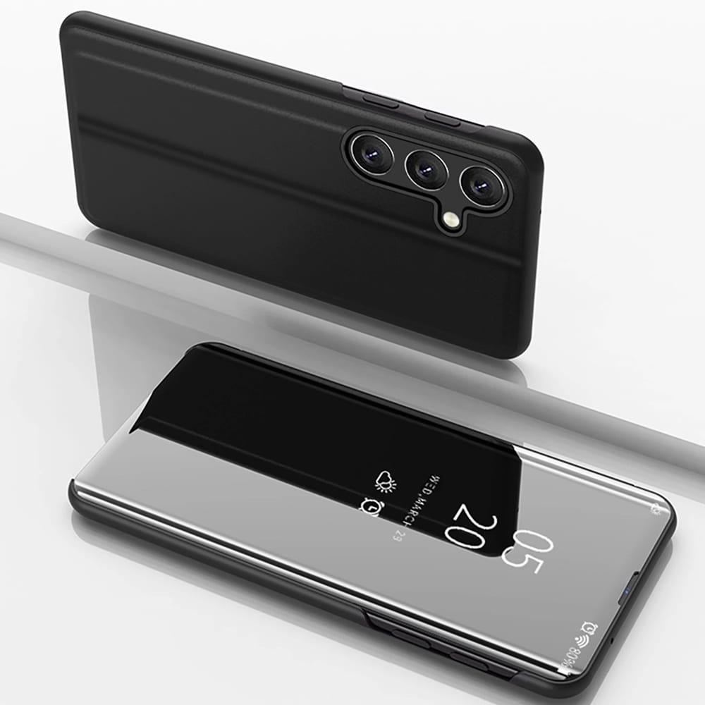 Clear View-etui til Samsung Galaxy S25+ - Svart