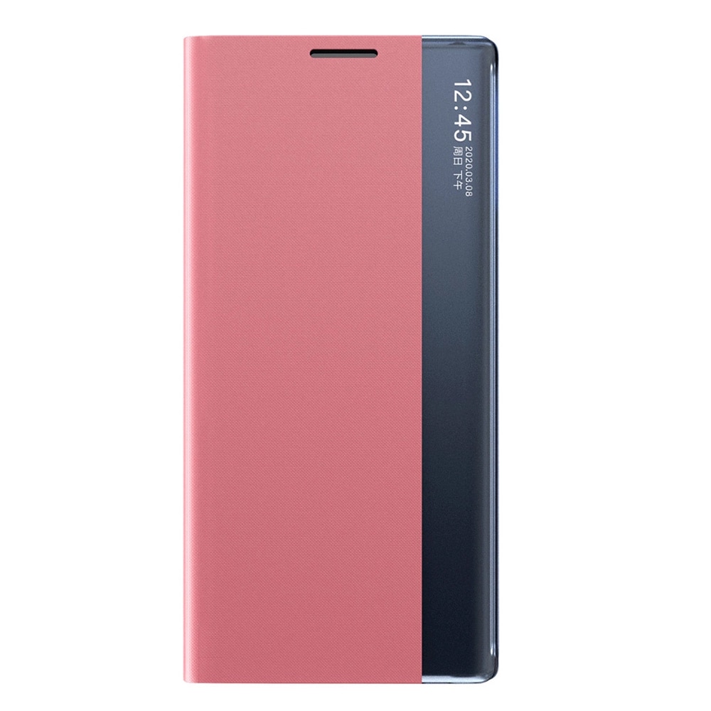 Flip-etui med stativ og sleep-funktion til Samsung Galaxy S25 Ultra - Pink