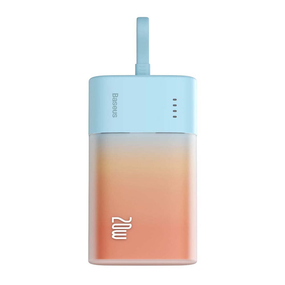 Baseus Popsicle powerbank 5200mAh 20W med lynkabel og sommerlige farver