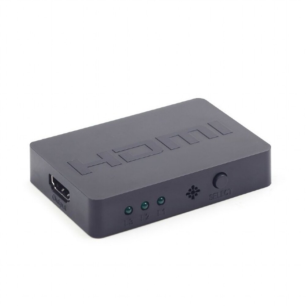 HDMI-switch med 3 porte og fjernbetjening