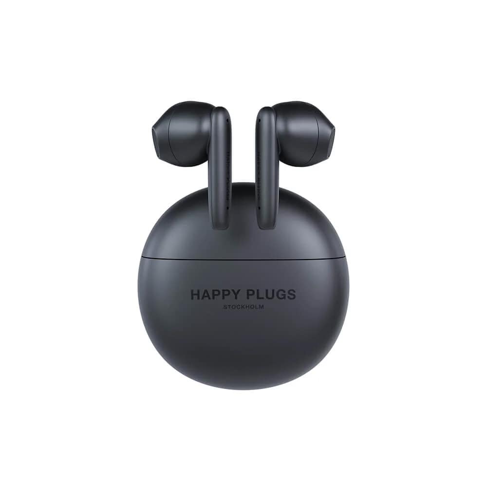 Happy Plugs Joy Lite trådløst in-ear headset med ENC-støjreduktion - Svart