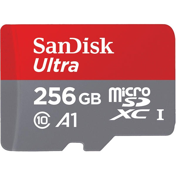 256GB SanDisk Ultra microSDXC Class UHS-I A1 - Køb