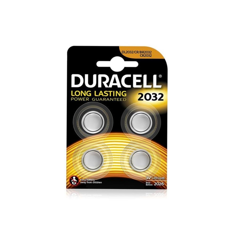 Duracell knapcellebatteri 3V CR2032 - 4-pak