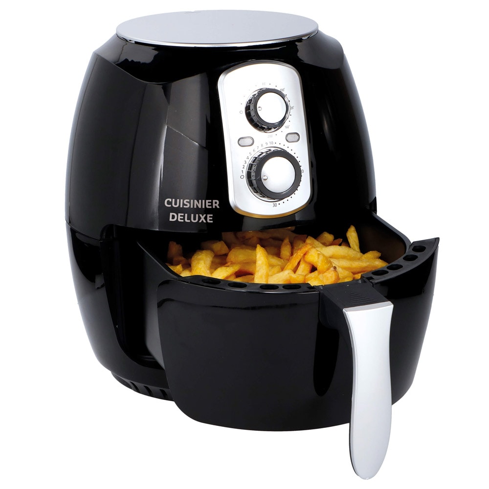 Cuisinier Deluxe  Air Fryer 1400W 3.6L Sort