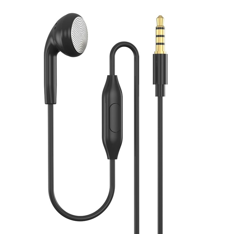 Mono Headset med Mic & 3,5mm Sort