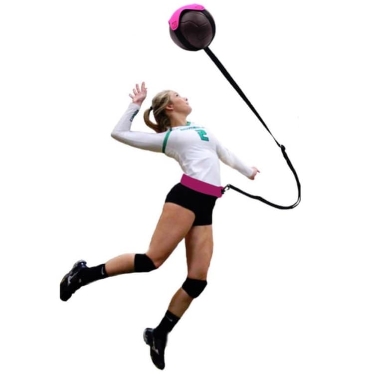 Rebounding volleyball træningsudstyr med elastisk reb