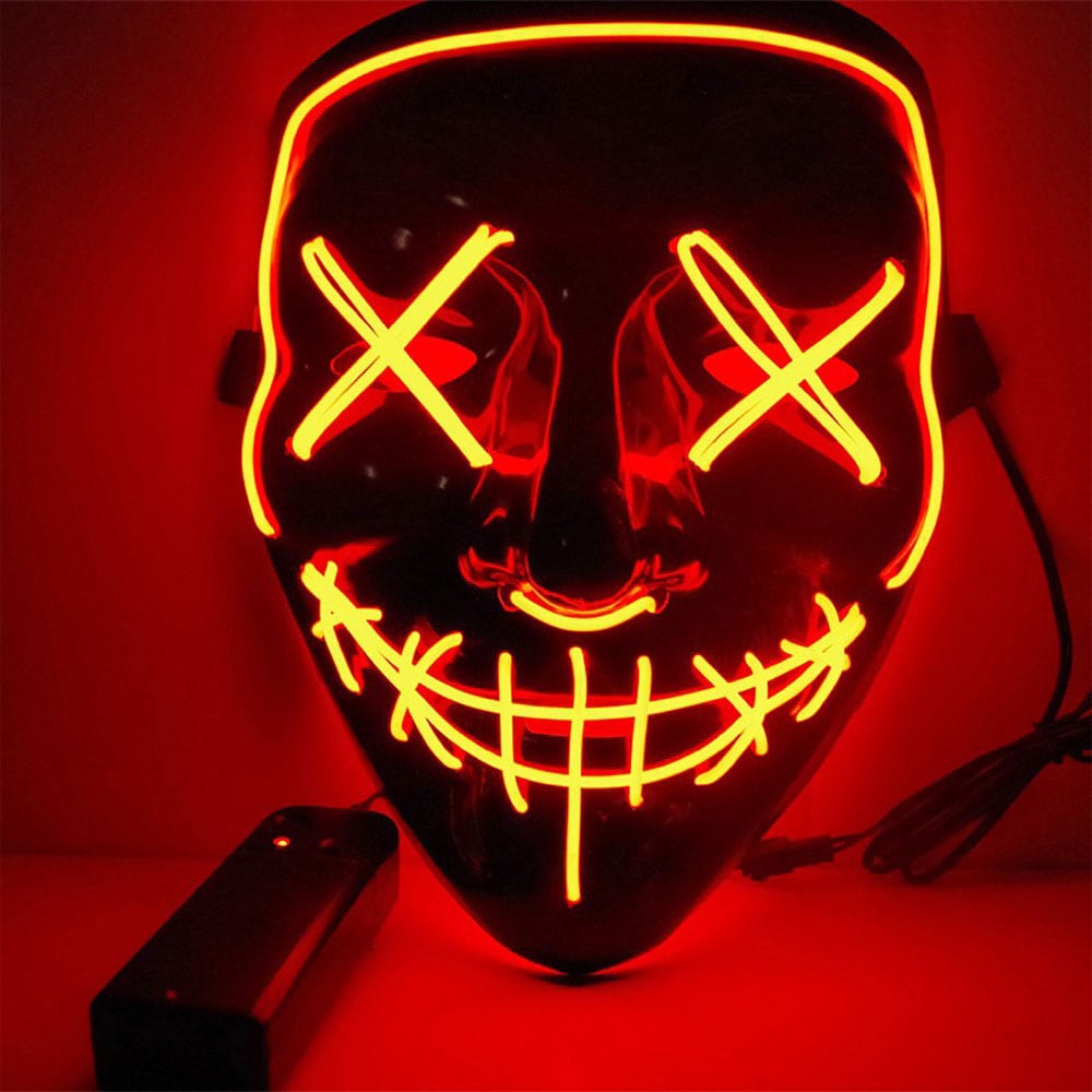 El wire purge led maske - Orange
