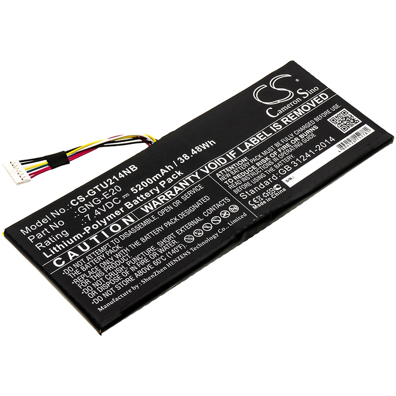 Batteri til notebook, laptop til Getac U2142-i5-3337U, U2142, U2142-i3-3217U og andre