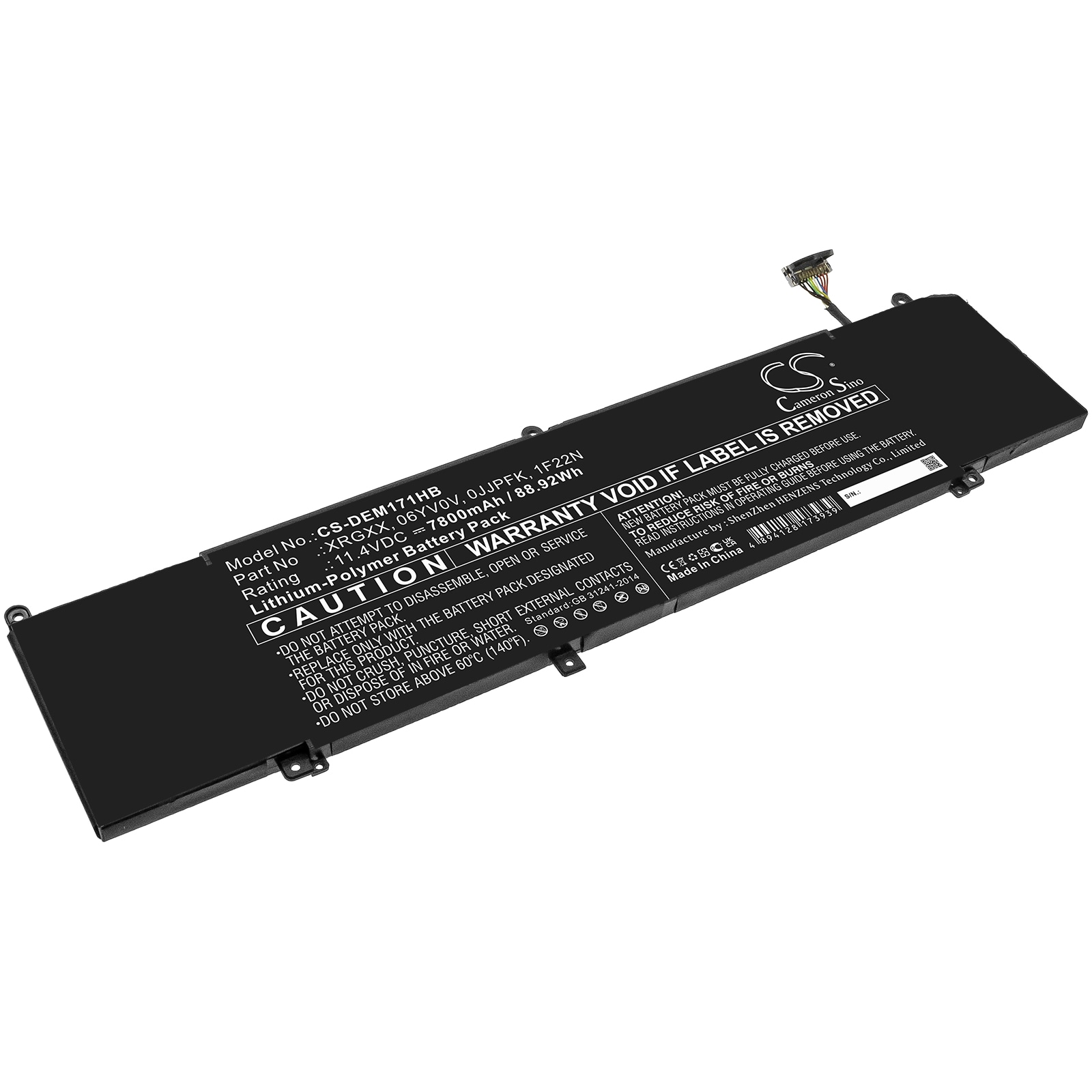 Batteri til bærbare computere DELL G5, ALW15M, G7, ALW17M (7800mAh)
