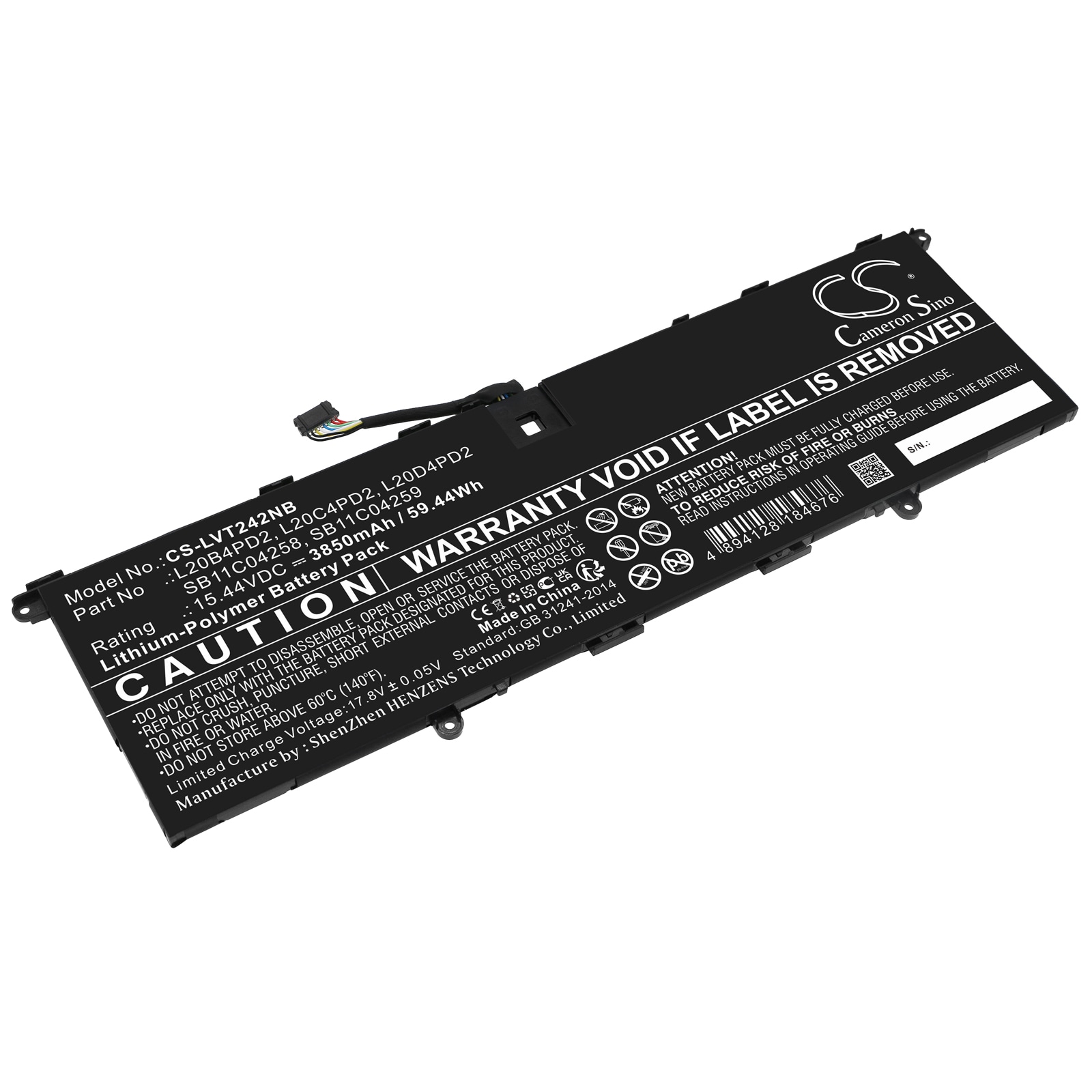 Batteri til bærbar computer Lenovo ThinkBook 14p G2 ACH