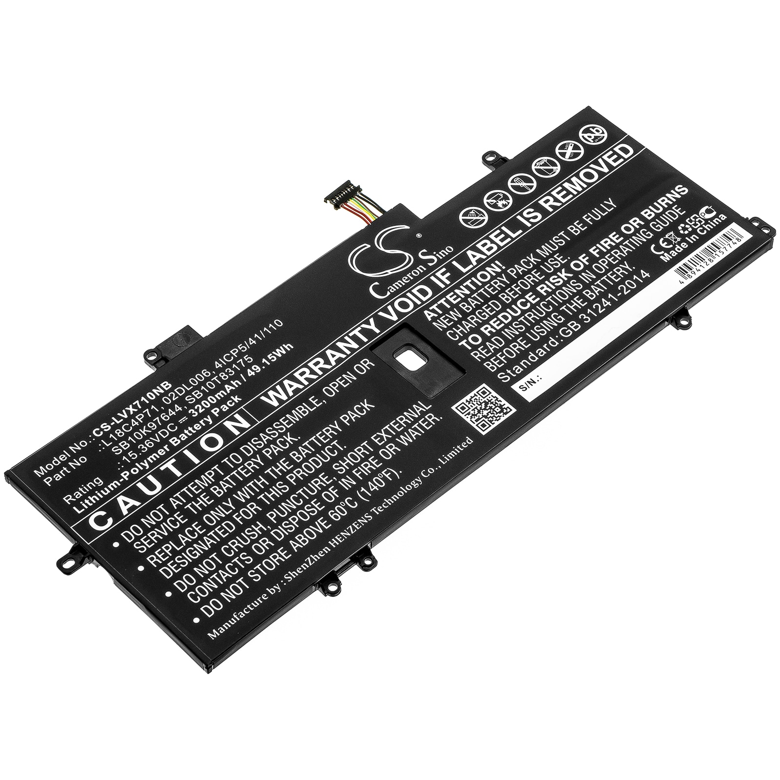 Batteri til notebook og laptop