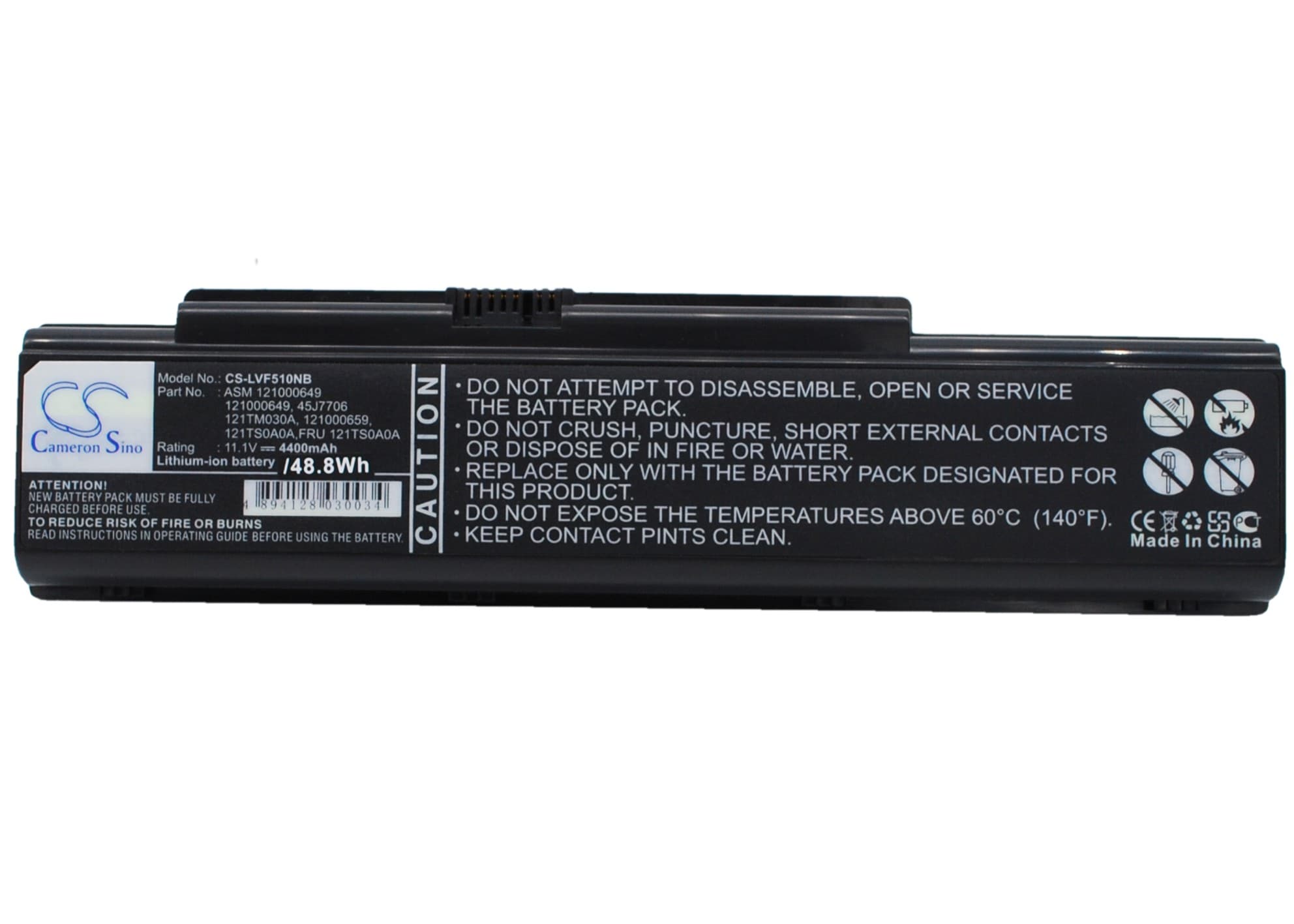 Batteri til notebook, laptop til Lenovo IdeaPad Y710, IdeaPad Y730, IdeaPad Y530 og andre.